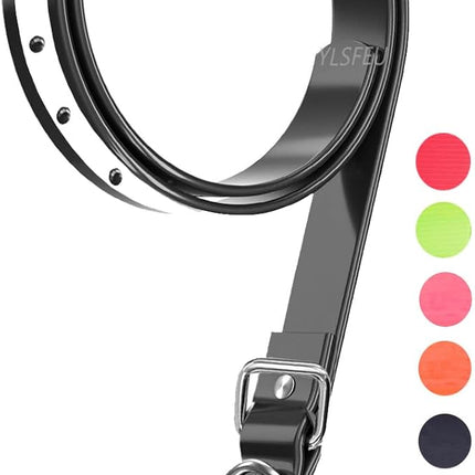 Dog Collar Strap for Most of Electronic Training Shock Collar Receivers-Adjustable Durable Waterproof Odorless 3/4 Inch Collar Replacement for Barking Fence-Pet TPU Collar Strap