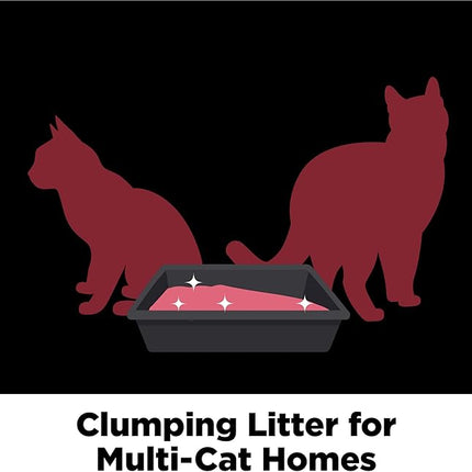 ARM & Hammer Clump & Seal Platinum Cat Litter, Multi-Cat, 14-Day Odor Control, Rock-Hard Clumps, 37 lbs – Powerful Odor Eliminator with Baking Soda