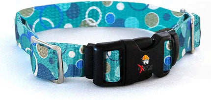 Electric Dog Fence Replacement Dog Collar Strap | Large 18" - 27" | Blue Bubble | Compatible with Other Brands of Fence Collar