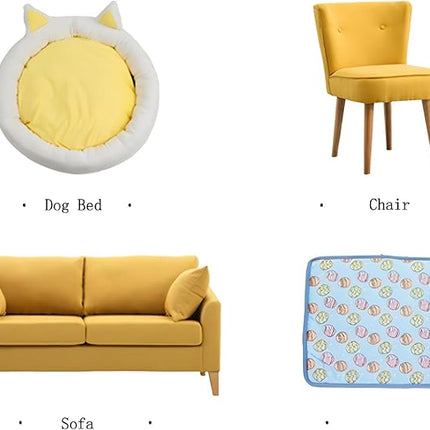 NACOCO Pet Cooling Mat Cat Dog Cushion Pad Summer Cool Down Comfortable Soft for Pets and Adults (M, Blue)