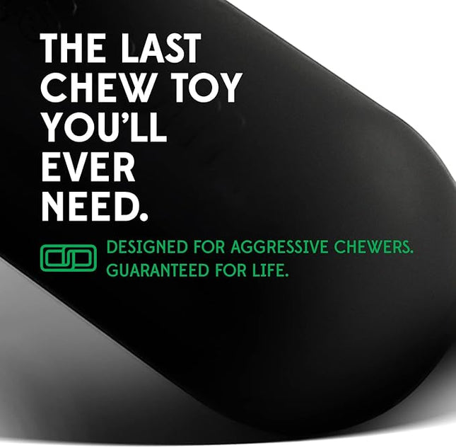 Goughnuts — Dog Toys for Aggressive Chewers | Virtually Indestructible Dog Toy Stick for Medium Breeds Such as Pit Bulls | Heavy Duty Dog Toy | Green