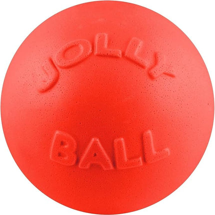 Jolly Pets Bounce-n-Play Dog Toy Ball, Orange, 4.5 Inches/Small, Model Number: 2545 OR