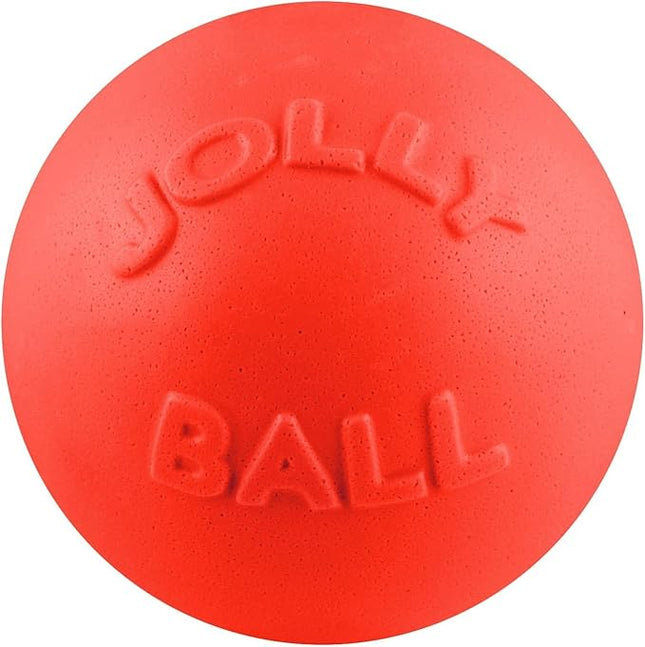 Jolly Pets Bounce-n-Play Dog Toy Ball, Orange, 4.5 Inches/Small, Model Number: 2545 OR