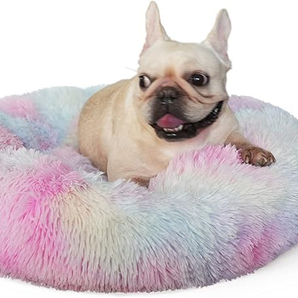 nononfish Puppy Beds for Small Dogs Washable for Crate 23 Inches Self Warming Anti Anxiety