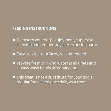 Amazon Brand - Wonder Bound Peanut Butter Flavor Rawhide Free Twists Dog Treats, Long-Lasting, Easily Digestible Dental Health Chews, 55 Count, 12 Ounces (Pack of 2)