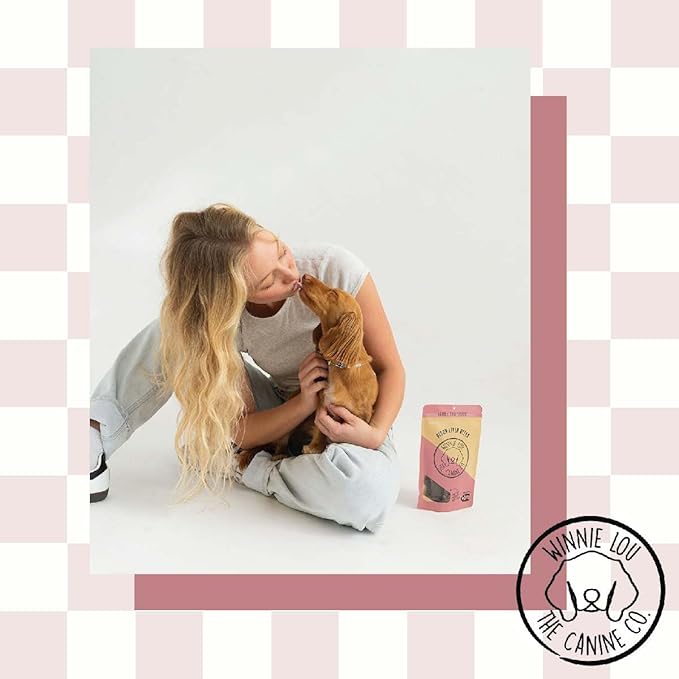 Winnie Lou Bison Liver Bites Dog Treats – Single Ingredient, Human Grade, Limited Ingredient Training Treats for Small, Medium & Large Dogs, Made in USA (1 Pack)