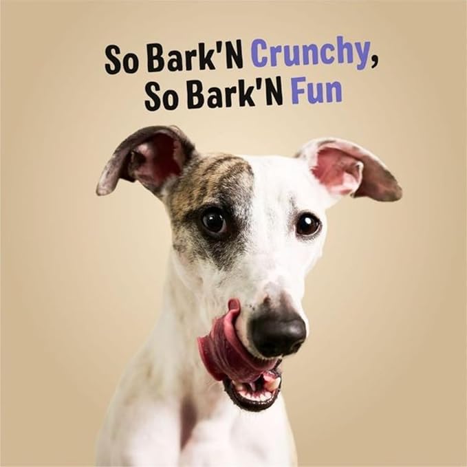 Three Dog Bakery Bark’N Crunch! Chicken Chips, Large 15oz, Crunchy Dog Treats, Single Ingredient, High Protein Snacks, Chicken Treats, Low Calorie Healthy Training Treat, Made in The USA