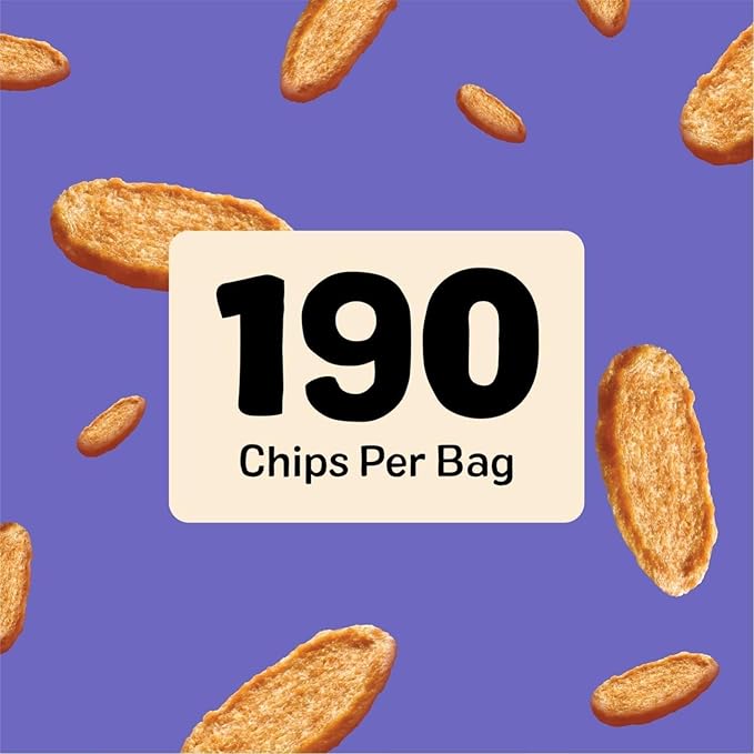 Three Dog Bakery Bark’N Crunch! Chicken Chips, Large 15oz, Crunchy Dog Treats, Single Ingredient, High Protein Snacks, Chicken Treats, Low Calorie Healthy Training Treat, Made in The USA