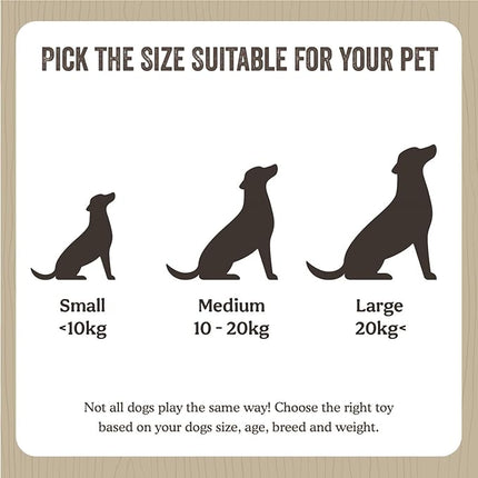 KONG Goodie Bone - Classic Durable Natural Rubber Dog Bone, Supports Mental Engagement - Treat Dispensing - Red - for Medium Dogs