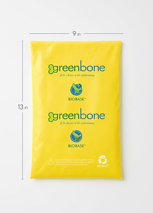 BioBase Pet Poop Bags - 8 Rolls, 96 Bags - 13 Inch x 9 Inch