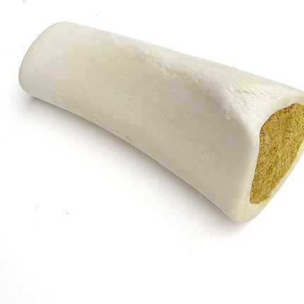 Cadet Stuffed Shin Bone, Long-Lasting Dog Chew Bones for Aggressive Chewers, High Protein Filled Bone Dental Chew for Dogs, Bacon & Cheese Flavor Filling, 5-6" for Large Dogs