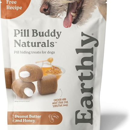 Earthly Pill Buddy Naturals - Honey Recipe Pill Hiding Treats for Dogs - Make A Perfect Pill Concealing Pocket Or Pouch for Any Size Medication - 90 Servings
