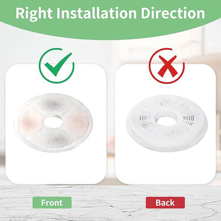 6 Pack Cat Water Fountain Replacement Filters Fit for 3L Flower Water Dispenser Automatic Pet Dog Cat Fountain Filter