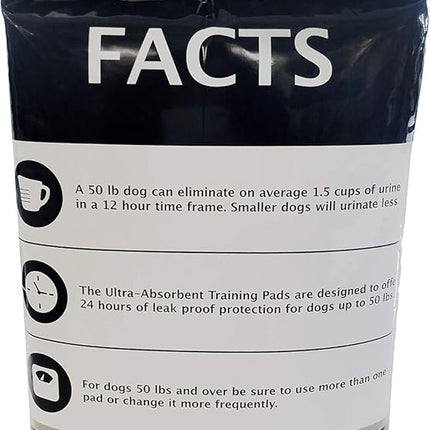 American Kennel Club Scented Puppy Training Pads with Ultra Absorbent Quick Dry Gel – 28 x 30 Pee Pads for Dogs - Fresh Scented - 50 Count, XL (Pack of 2)