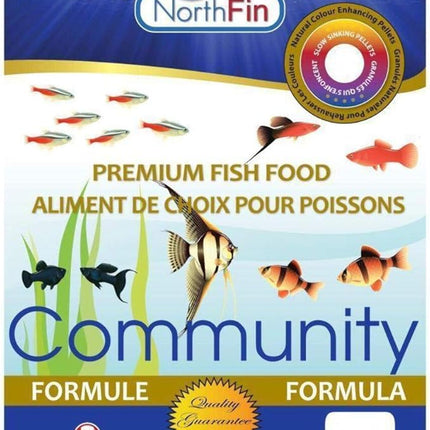 Northfin Fish Food Community Formula Slow Sinking Pellets (1mm 2.5kg)