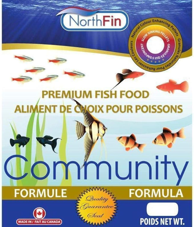 Northfin Fish Food Community Formula Slow Sinking Pellets (1mm 2.5kg)
