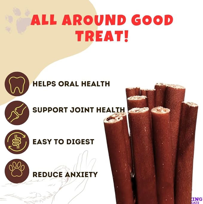 Amazing Dog Treats - 6 Inch Bulk Collagen Sticks for Dogs - (150 Count) - Collagen Sticks for Dogs - No Hide Dog Bones