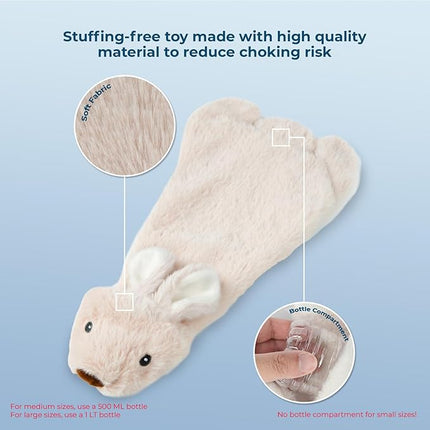 Best Pet Supplies Squeaky Dog Toys with Soft Durable Fabric for Small, Medium and Large Pets Interactive Toy for Indoor Play, Supports Active Biting and Play - Hare, Pig, Medium