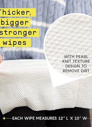 Busy Co. - Hypoallergenic Dog Wipes, Cleaning and Odor Control Grooming Wipes for Paws, Body, and Butt, Perfect for Puppy and Adult Dogs, Individually Wrapped, Unscented (Unscented, 20 Grooming Wipes)