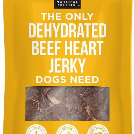 Natural Rapport Beef Heart Dog Treats - The Only Beef Heart Chews Needed - All Natural Treats for Small & Large Dogs