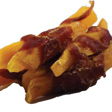 Amazon Brand - Solimo Sweet Potato & Duck Jerky Dog Treats, 2 pounds