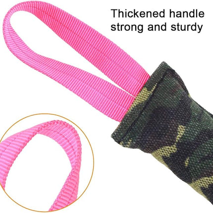 Storystore Dog Tug Toy Dog Training Bite Pillow Jute Bite Toy - Best for Tug of War, Puppy Training Interactive Play - Interactive Toys for Small and Medium Dogs