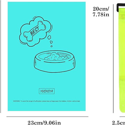 Dog Poop Pickup Bags Holder Dispenser with Standard-Sized Leak-Proof Scented Doggy Waste Bags and Carabiner with Safety Lock&Fastener Never Loose on Leash Lead Again (2 Holder 30 Bags, Green)