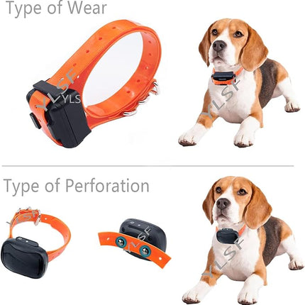 Dog Collar Strap for Most of Electronic Training Shock Collar Receivers-Adjustable Durable Waterproof Odorless 3/4 Inch Collar Replacement for Barking Fence-Pet TPU Collar Strap