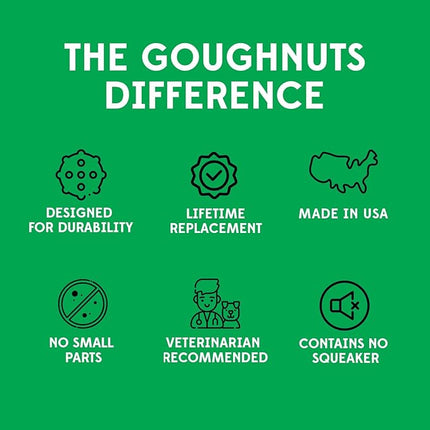 Goughnuts Large Water Stick – Floating Dog Toys for Water Fetch, Interactive Heavy Duty Dog Pool Toy for Aggressive Chewers, Big and Large Dogs 60+ lbs, Natural Reinforced Rubber Float, USA Made