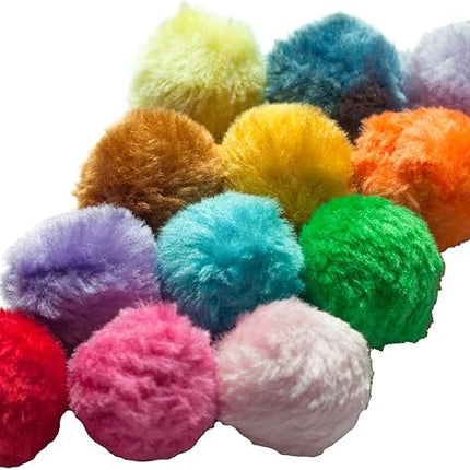 Fashion's Talk Cat Toys Furry Rattle Ball for Kitty 6 Pack