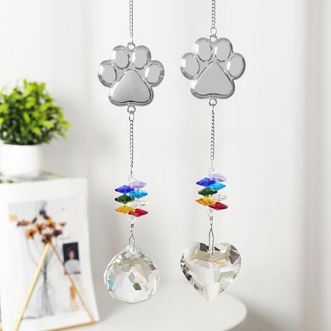 Pet Memorial Suncatcher,Dog Memorial Gifts for Loss of Dog,Cats Remembrance,Pet Loss Sympathy Gift,Bereavement Gifts(Metal)
