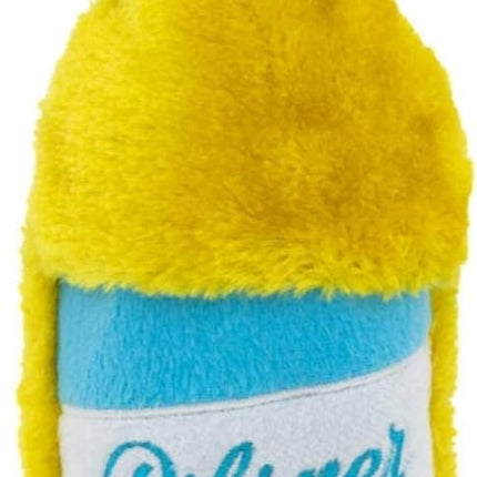 ZippyPaws Happy Hour Crusherz - Zippy Paws Dog Toy for Large and Small Dogs, Crinkle Dog Toy with No Stuffing, Squeaky Dog Toy Pack of 1, Pilsner