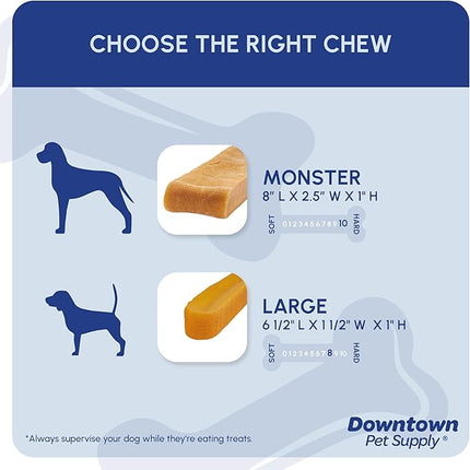 Downtown Pet Supply Regular Yak Chew 2 lbs. (1 lb 15.5 OZ 2 lb 1 OZ) - NEPAL
