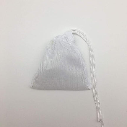 6 Pack Small Sized Filter Bags for Activated Carbon,3 by 4 inches High Flow Aquarium Mesh Media Filters Bag with Drawstrings for Fish Tank Charcoal Filter Bags