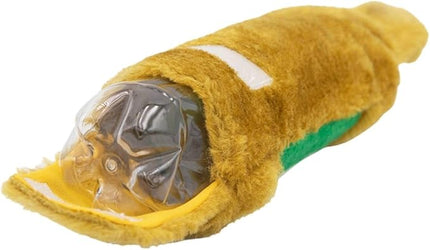 ZippyPaws Happy Hour Crusherz - Zippy Paws Dog Toy for Large and Small Dogs, Crinkle Dog Toy with No Stuffing, Squeaky Dog Toy Pack of 1, IPA Beer