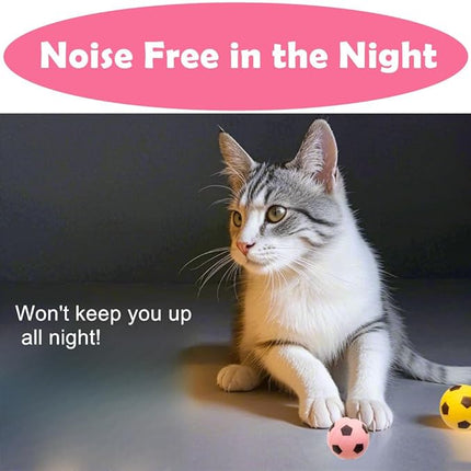 Foam Soccer Balls Cat Toys - Pack of 12