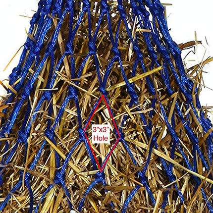 Majestic Ally Hay Net, Set of 2, Length - 54”, Holes 3"x3" for Horses
