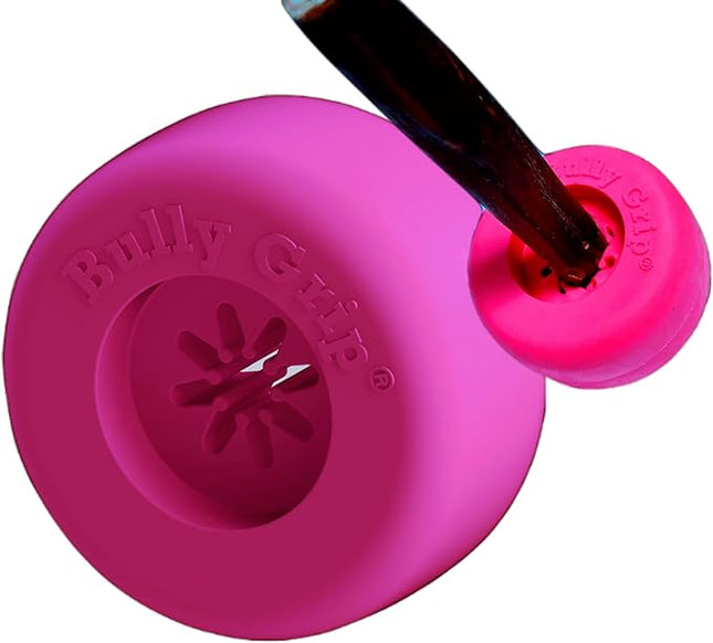 Bully Stick Holder - Size Small Interactive Dog Toy, Slow Feeder, Treat Dispenser, Chew Toy and Dog Safety Device