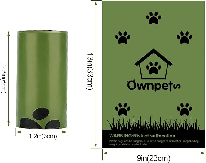 Ownpets Ultra Thick Lavender-Scented Dog Waste Bags, Leak-proof Large Pet Poop Bags for Dogs, 150 Count