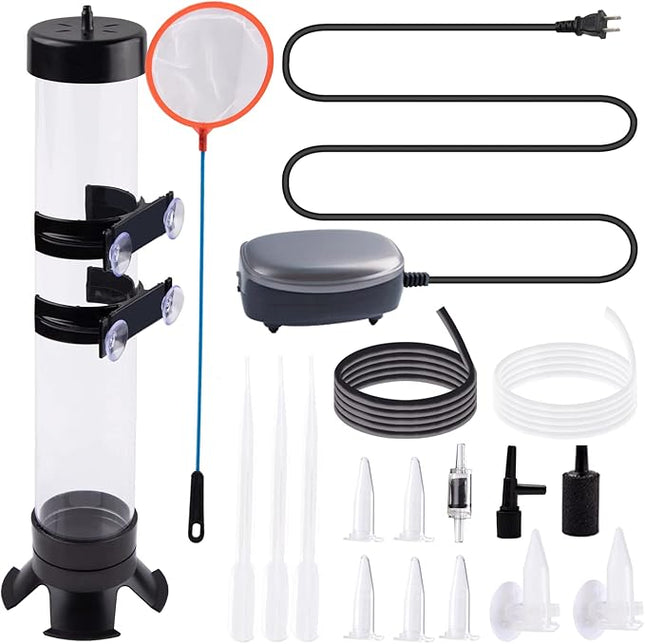 Brine Shrimp Hatchery Kits brines Shrimps Eggs Incubator Hatchery brine Shrimp Eggs Incubator Artemia Hatcherying with Silver air Pump