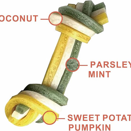 Rawhide Free Triple Dental Floss Dog Treats 15 pcs/Bag