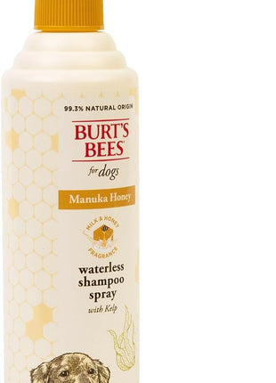 Burt’s Bees Manuka Honey Waterless Shampoo Spray for Dogs with Kelp, 10 Fl Oz