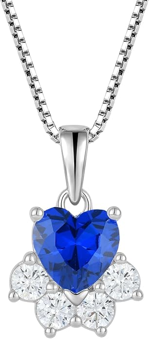 STARCHENIE Puppy Dog Necklace for Women 925 Sterling Silver Cat Pet Paw Print Pendant Birthstone Jewelry