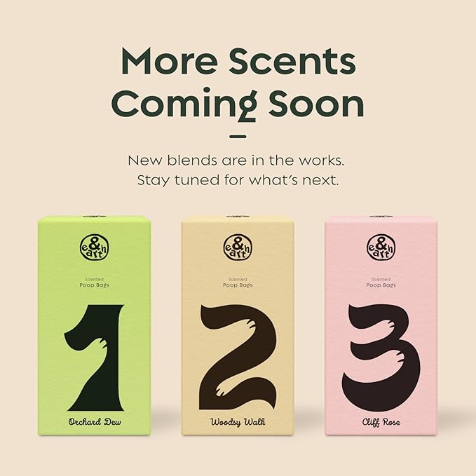 &earth Poop Bags for Dogs, Leak-Proof, Extra Thick, Fig-Scented, Waste Bag Refill Rolls, 9x13 Inch, 270 Count