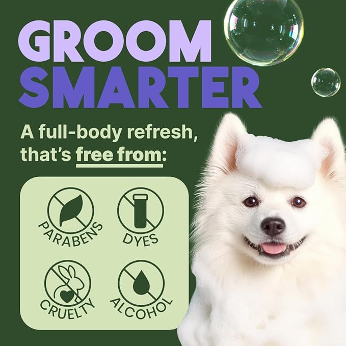 TropiClean Whitening Dog Shampoo, Whitening & Brightening, For All Coat & Color Types, Puppy Safe, Made in the USA, Cat Friendly, 20oz.