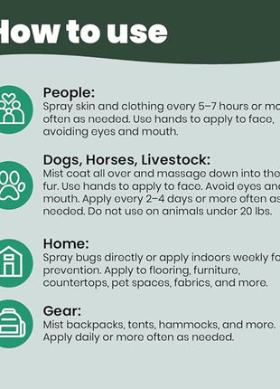 Cedarcide Extra- Strength Tickshield | Deep Woods Cedar Oil Tick & Mosquito Repellent Spray Kills & Repels Ticks, Fleas, Chiggers and Mosquitoes| For People & Pets | Natural Essential Oils | Quart