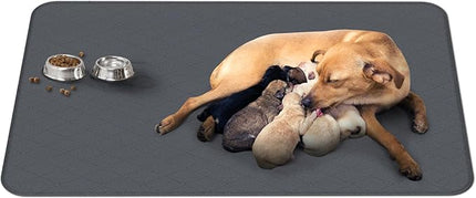 CoolShields Washable Puppy Dog Pee Pad, 34" X52" Waterproof Whelping Training Pet Mat for Playpen, Crate, Potty, Floor, Bed, Sofa and Trunk, Reusable Pee Pads for Dogs, Cats, Bunny