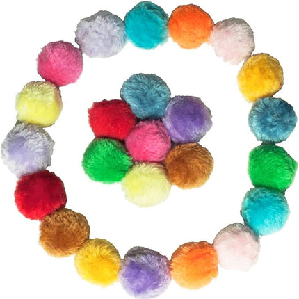 Fashion's Talk Cat Toys Furry Rattle Ball for Kitty 12 Pack