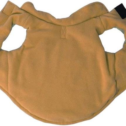 Gooby Sport Vest - Green, X-Small, Reflective Dog Vest with D Ring Leash, Warm Fleece Lined Small Dog Sweater