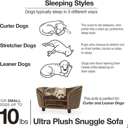 Enchanted Home Pet Ultra Plush Snuggle Pet Bed in Dark Grey